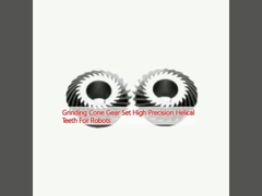 Slijpconusversnelling met hoge-precisie helicale tanden voor robots