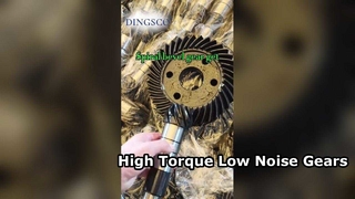 Hoge precisie spiraal kegeltandwielset