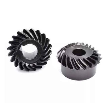 1.5 Module Kronenwiel En Pinion Steel Verhard Spiral Bevel Gear Voor fiets