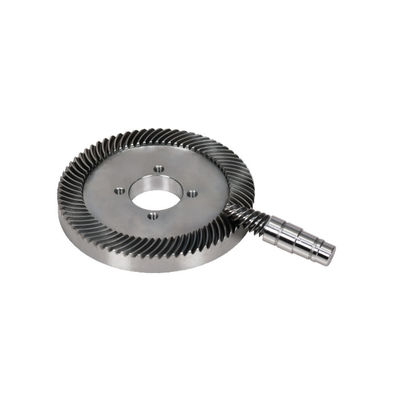 Hypoïde Spiraal Bevel Gear Stabiel Smooth Transmission High Reduction Ratio 16 Tanden 18 Tanden