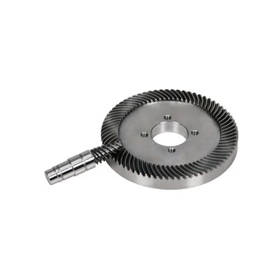 Hypoïde Spiraal Bevel Gear Stabiel Smooth Transmission High Reduction Ratio 16 Tanden 18 Tanden