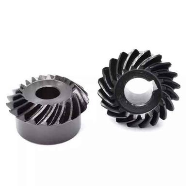 1.5 Module Kronenwiel En Pinion Steel Verhard Spiral Bevel Gear Voor fiets