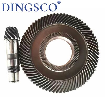 Aangepaste HRC 58–62 spiraalvormige conische tandwielpion van gehard staal uit China voor industriële machines